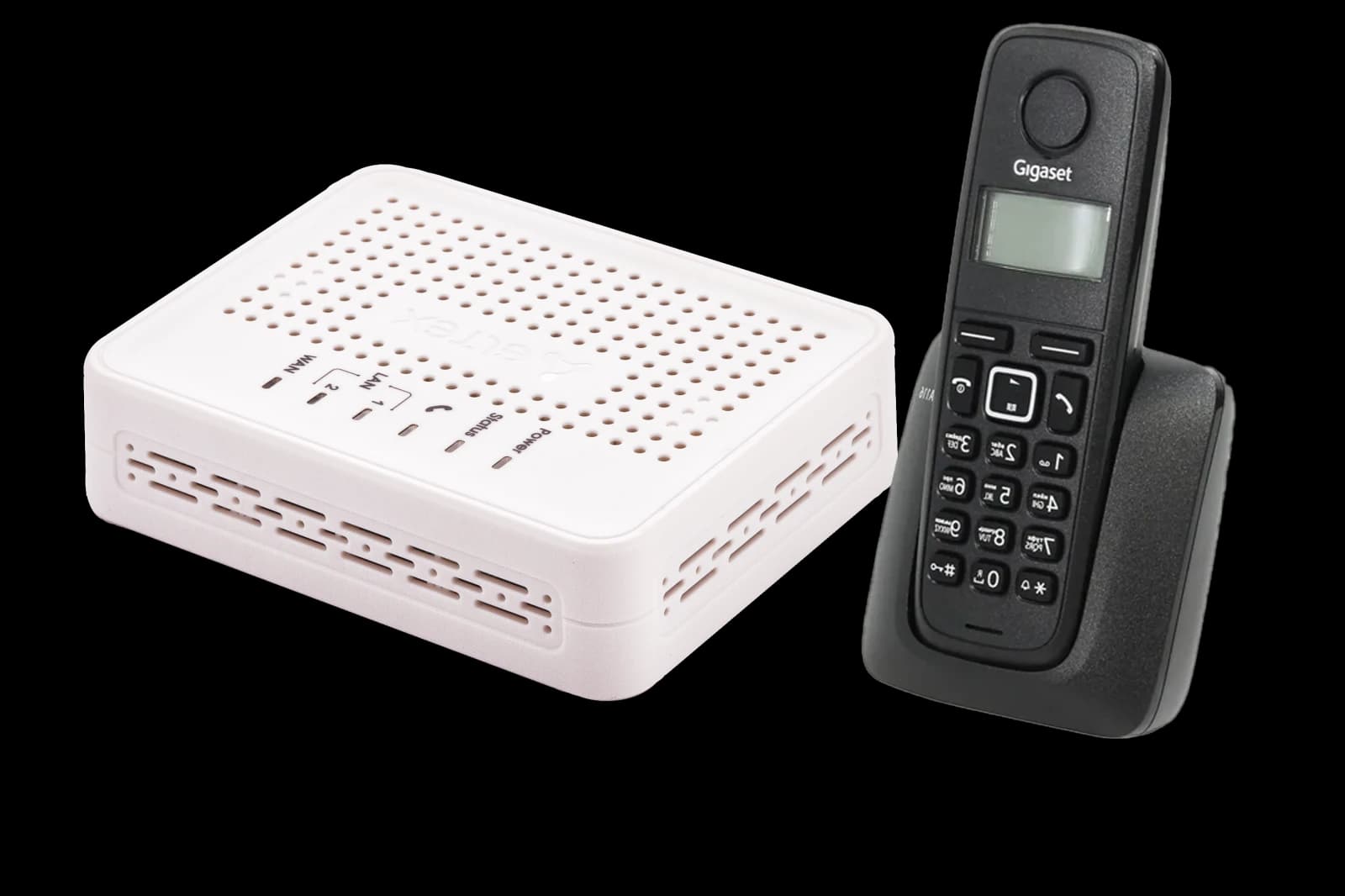 Телефон Gigaset A116 + VoIP-шлюз TAU-1M.IP